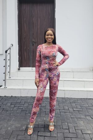 BODYCON MESH JUMPSUIT