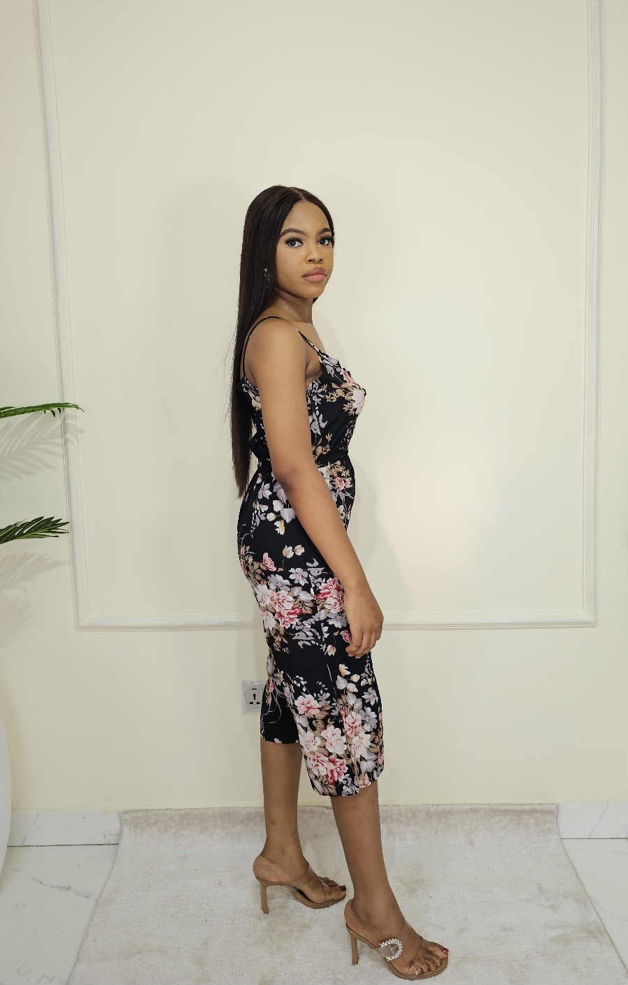 CAMI FLORAL PLAYSUIT - Image 2