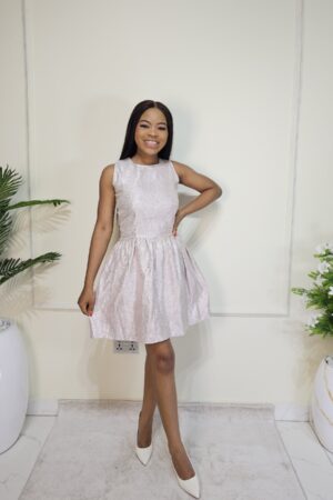 SLEEVELESS SKATER DRESS