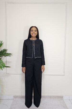 BLACK TWEED JACKET
