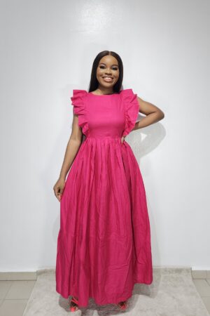 FUSHIA MAXI DRESS